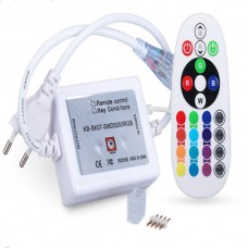 Strip LED Lights Controller IR Remote 24 Keys + 220V EU plug 750W Power plug For SMD 3528 5050